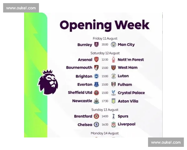 英超最新赛程查询及各大赛事时间安排详细解析 英超最新赛程查询及各大赛事时间安排详细解析